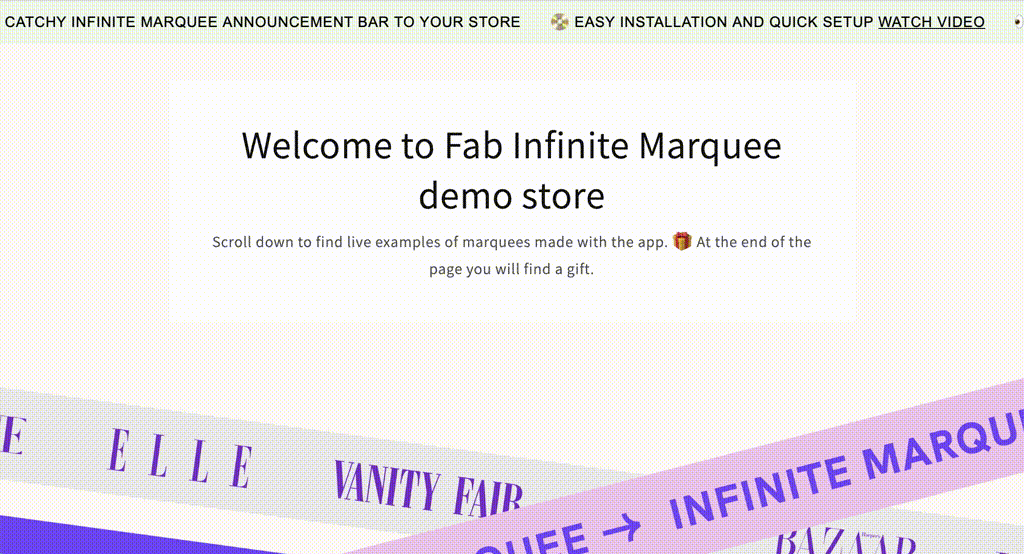 How to add Marquee in Shopify announcement bar - Easy Tutorial